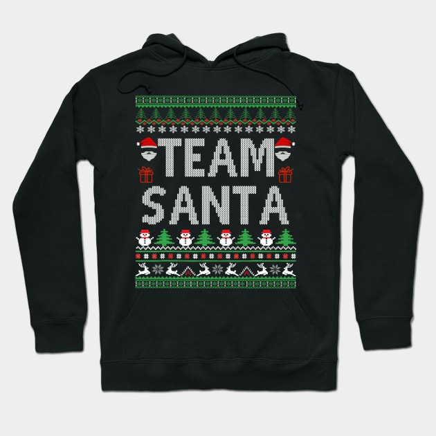 Team santa christmas Hoodie by Bagshaw Gravity